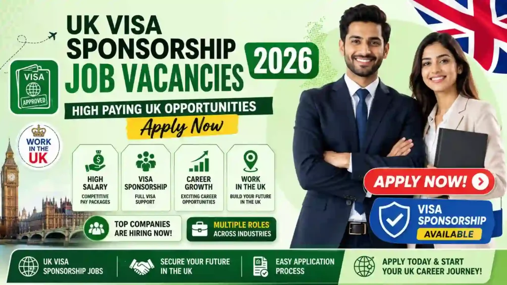 UK Visa Sponsorship Job Vacancies