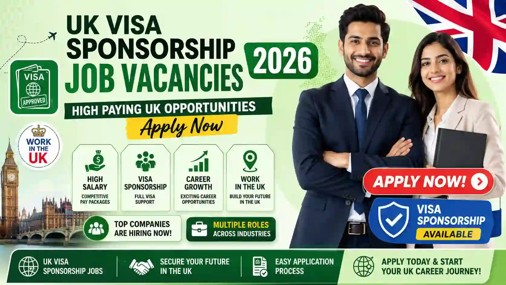 UK Visa Sponsorship Job Vacancies