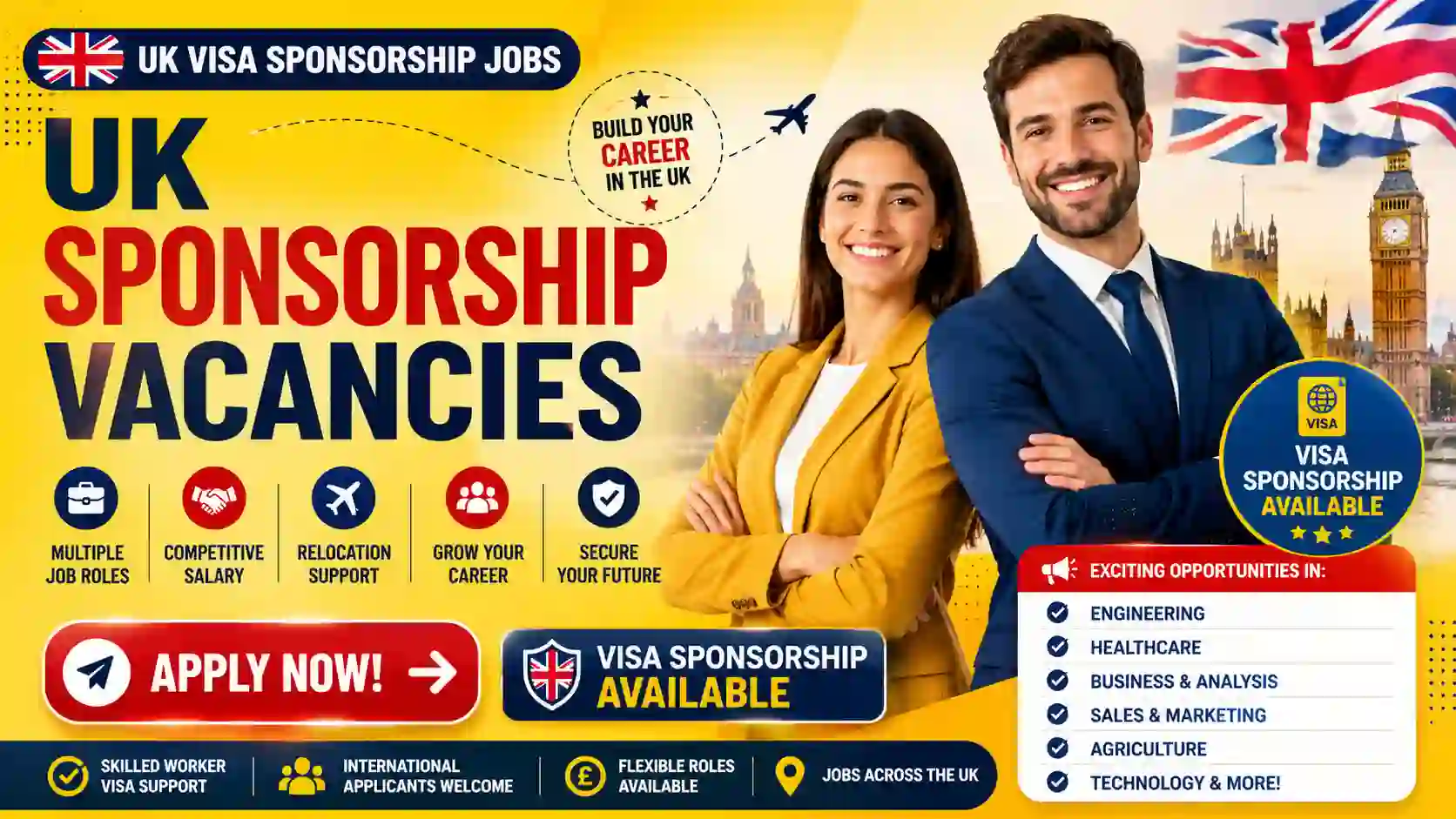UK Sponsorship Vacancies
