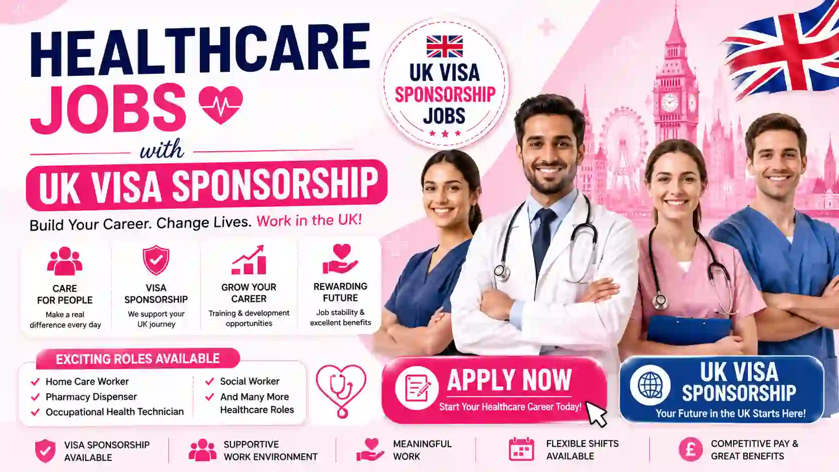 Healthcare Jobs with UK Visa Sponsorship