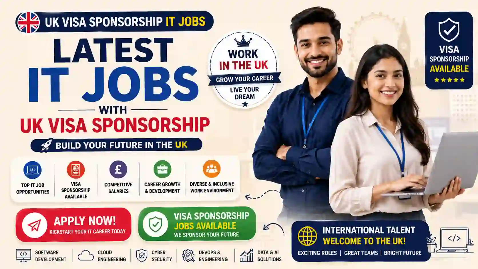 IT Jobs with UK Visa Sponsorship