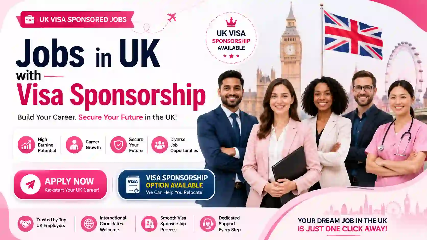 Jobs in UK with Visa Sponsorship
