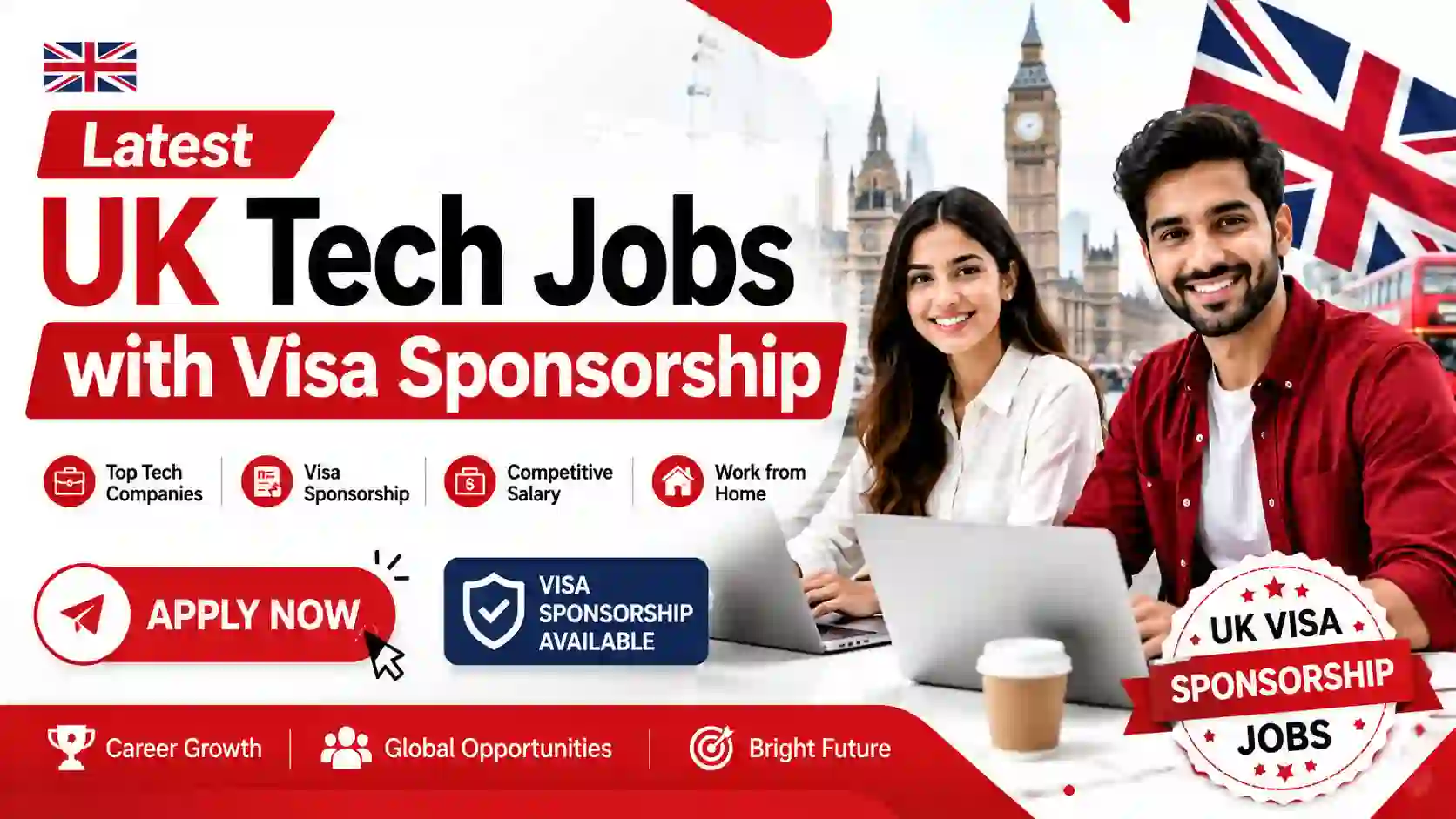 Latest UK Tech Jobs with Visa Sponsorship