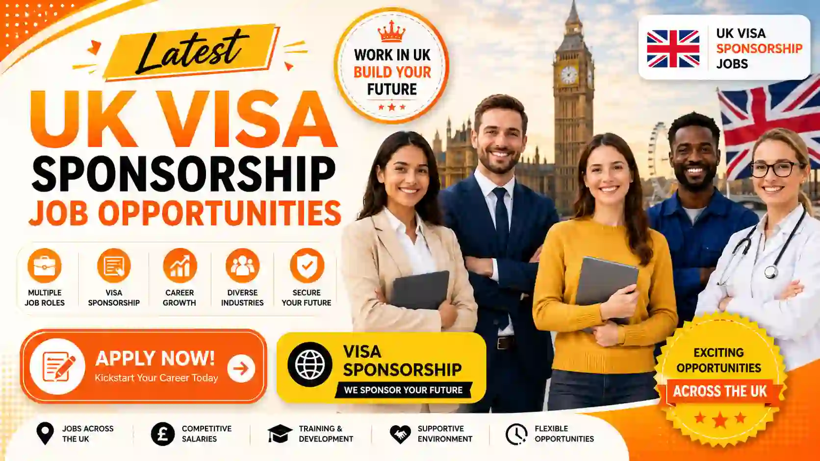 Sponsorship Jobs in UK
