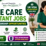 UK Care Jobs with Visa Sponsorship