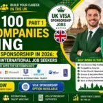 UK Companies Hiring with Visa Sponsorship