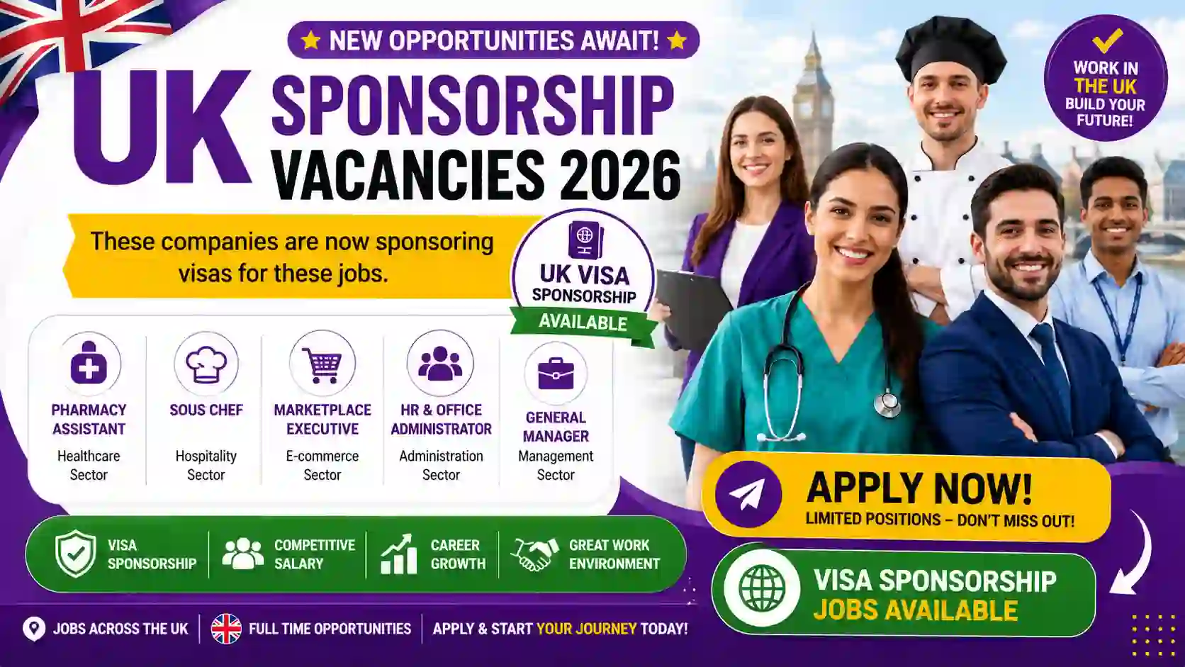 UK Sponsorship Vacancies