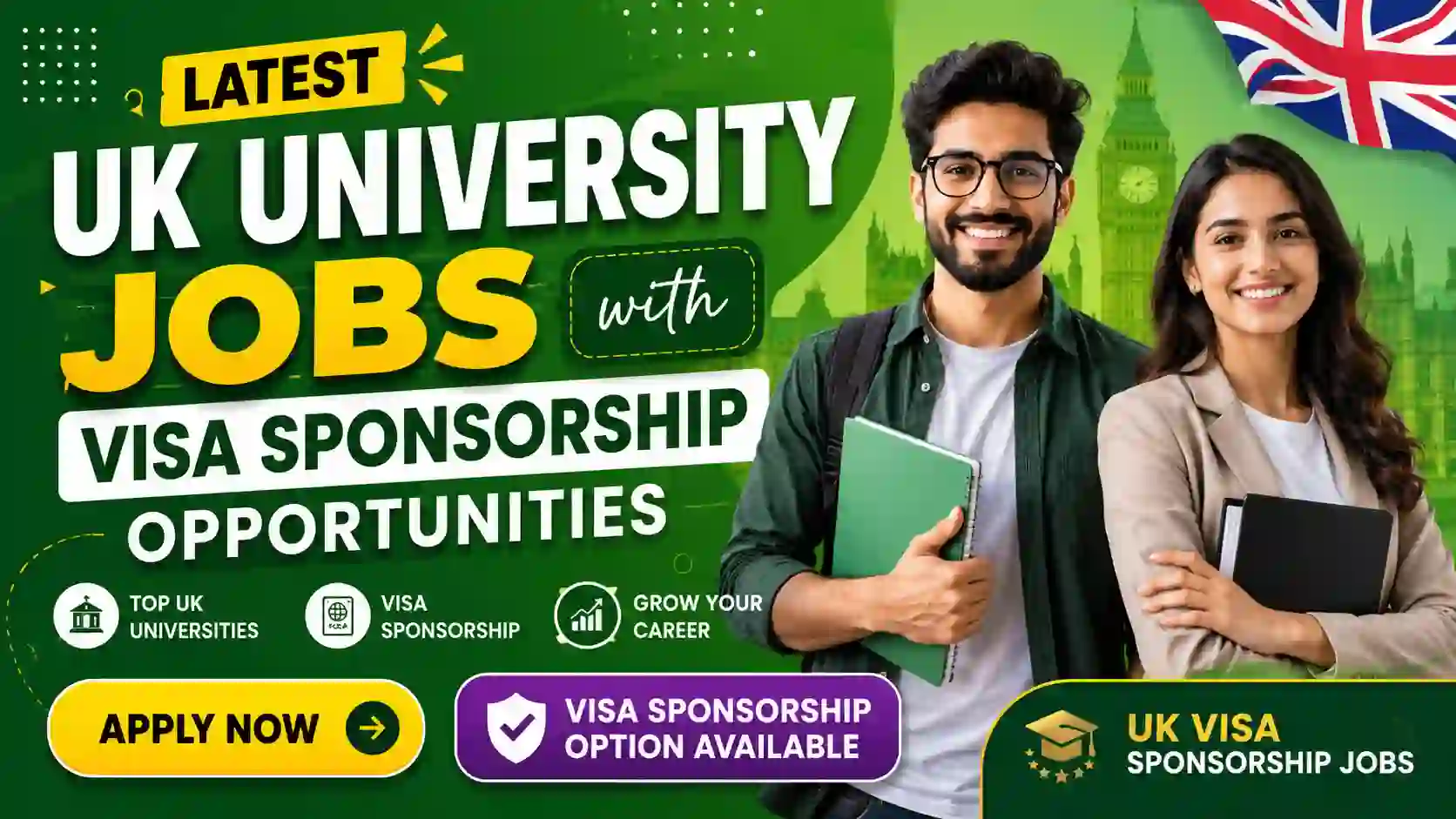 University Jobs UK Sponsorship