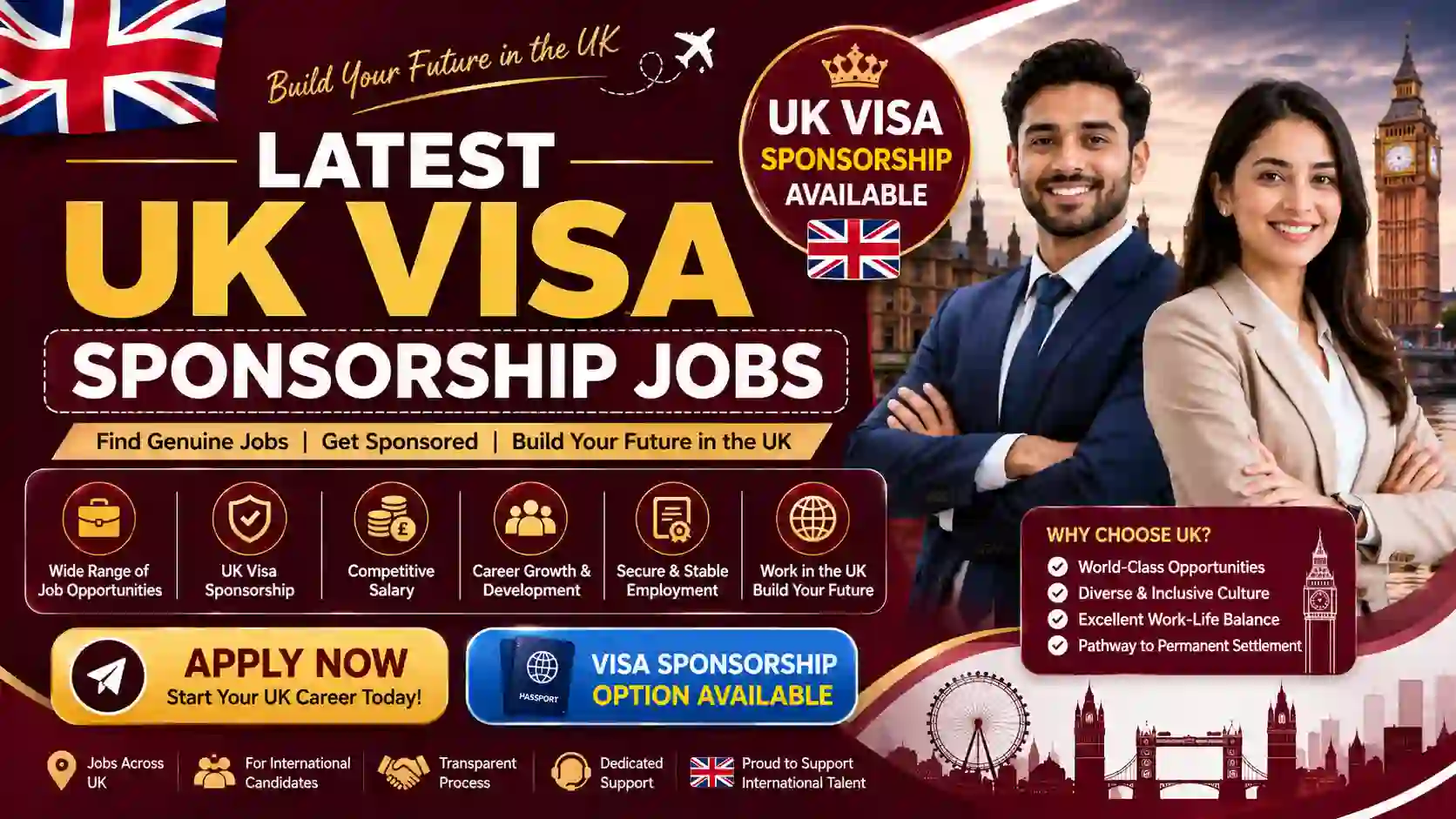 Visa Sponsorship Careers UK
