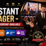 Assistant Manager UK Visa Sponsorship