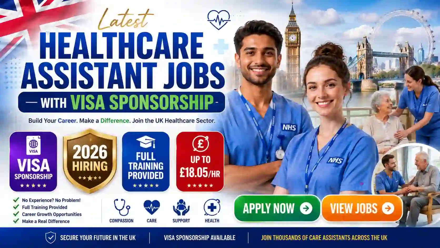 Healthcare Assistant Jobs with Visa Sponsorship
