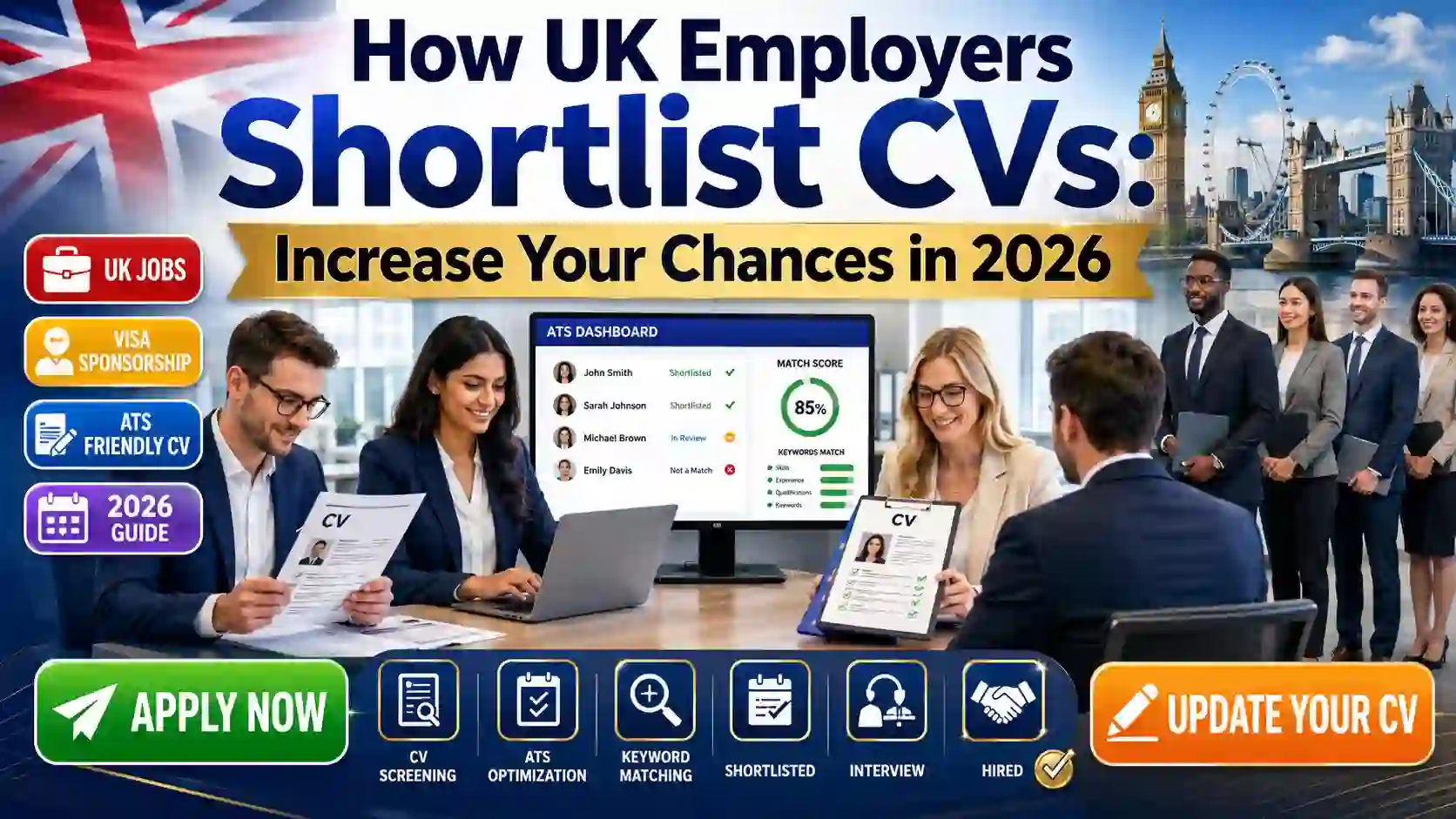 How UK Employers Shortlist CVs