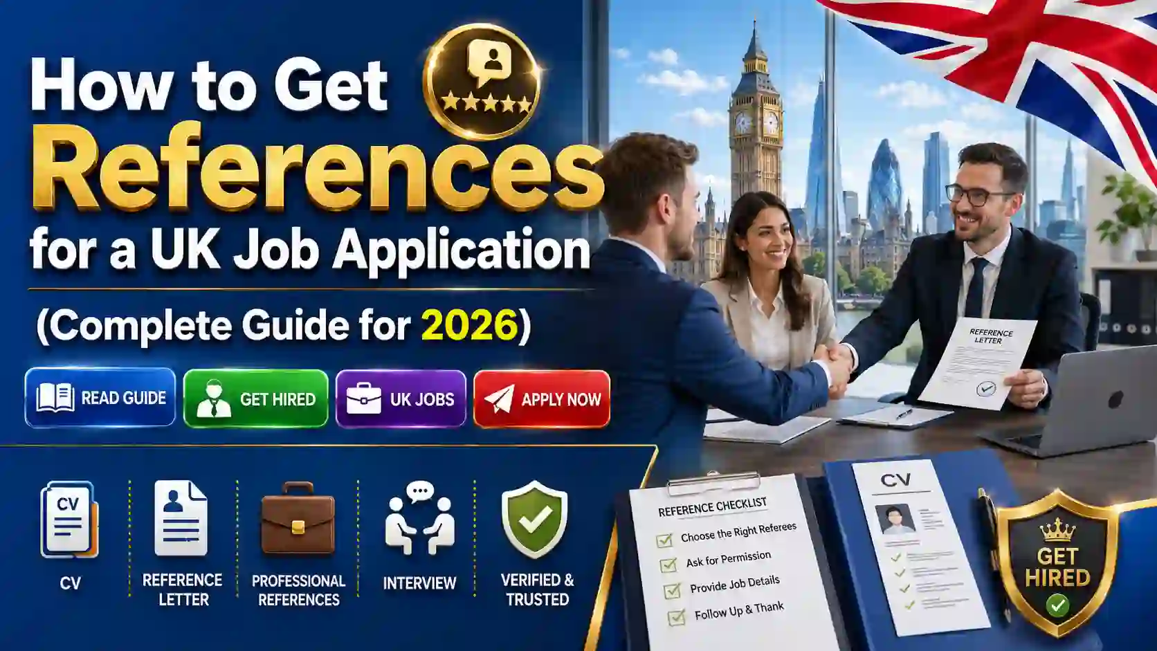 How to Get References for a UK Job Application
