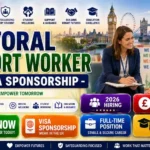 Pastoral Support Worker UK Visa Sponsorship