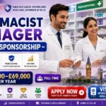 Pharmacy Manager Visa Sponsorship
