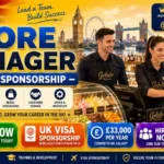 Store Manager Visa Sponsorship UK