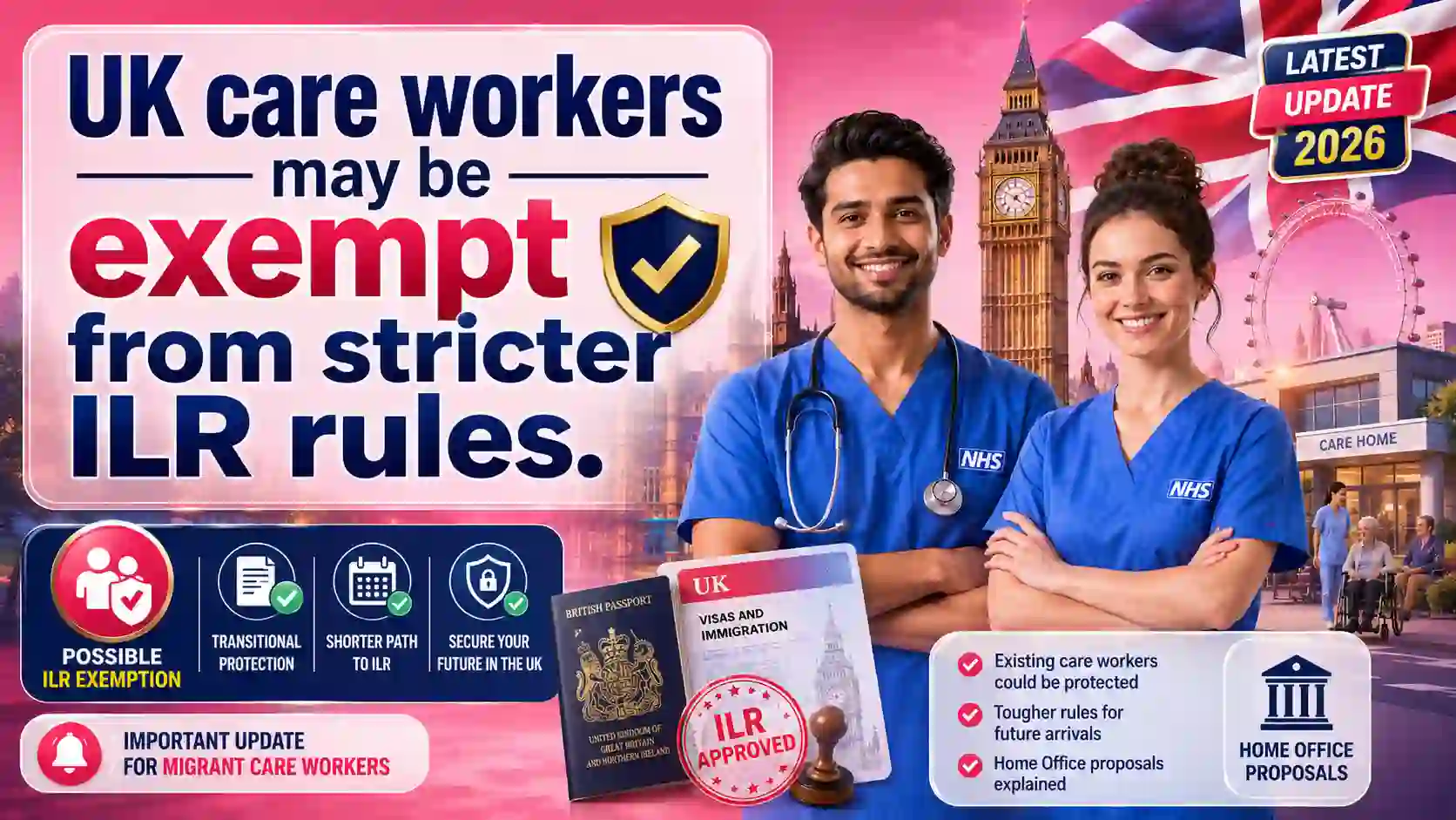 UK Care Workers Exempt from ILR Rules