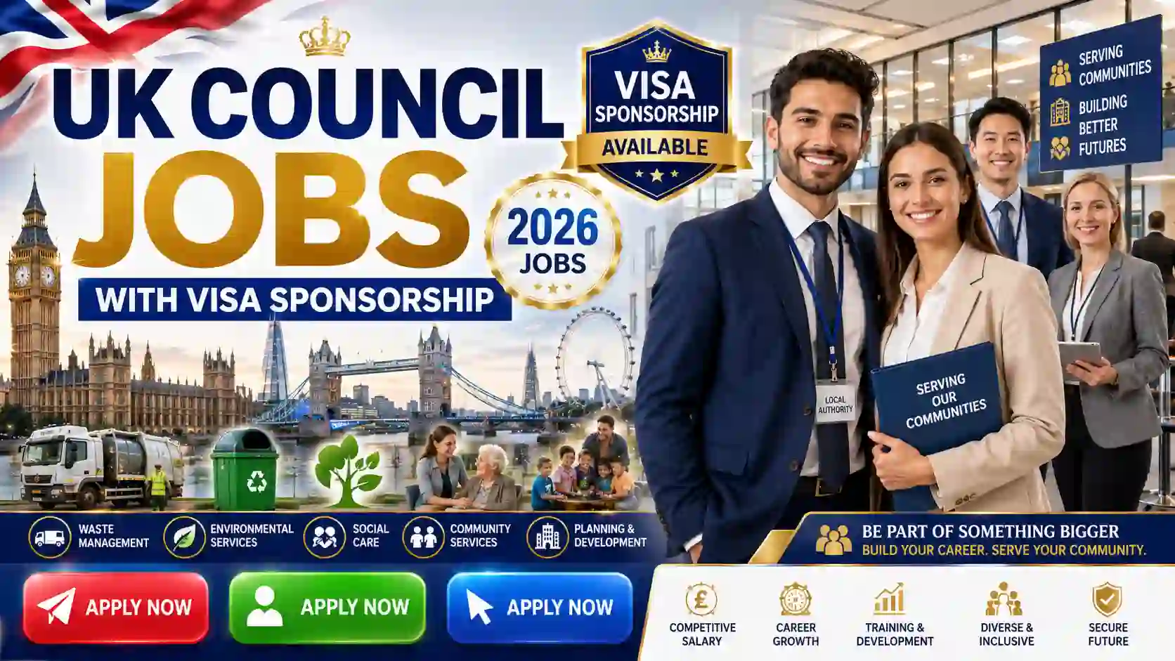 UK Council Jobs with Visa Sponsorship