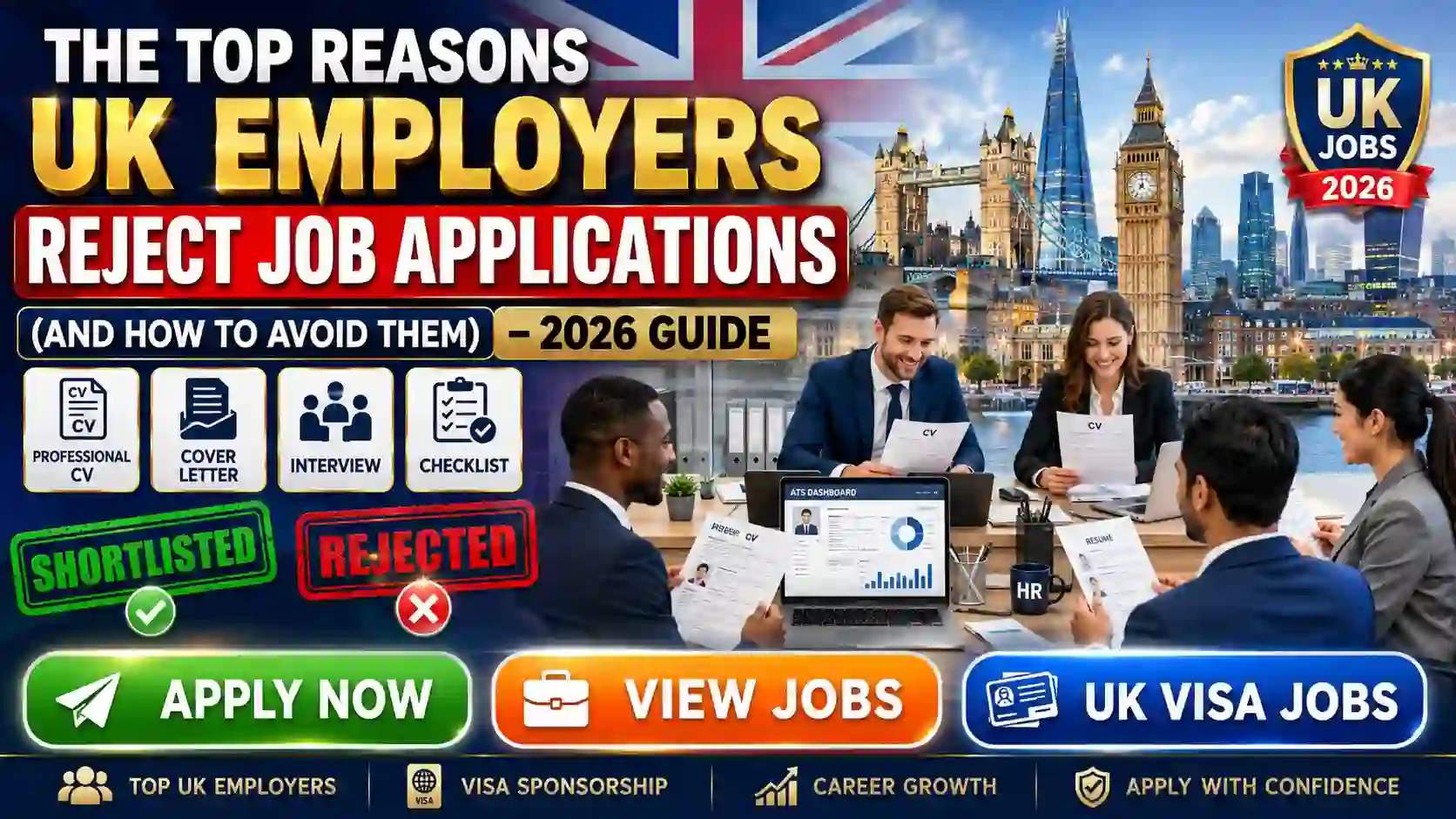 UK Employers Reject Job Applications
