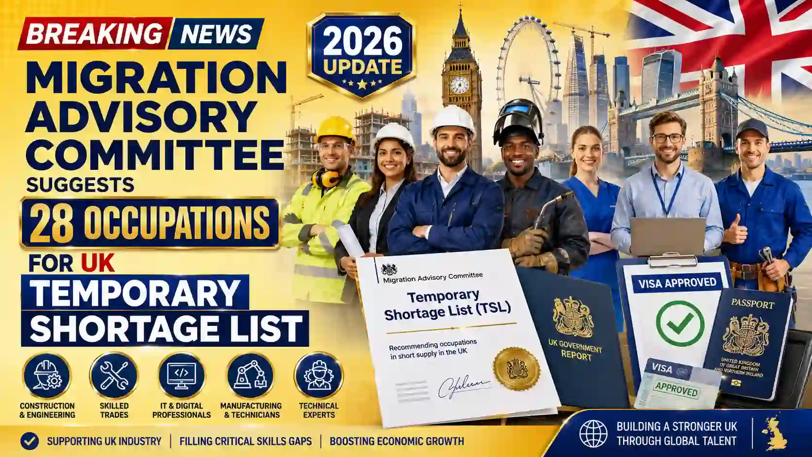 UK Temporary Shortage List 2026