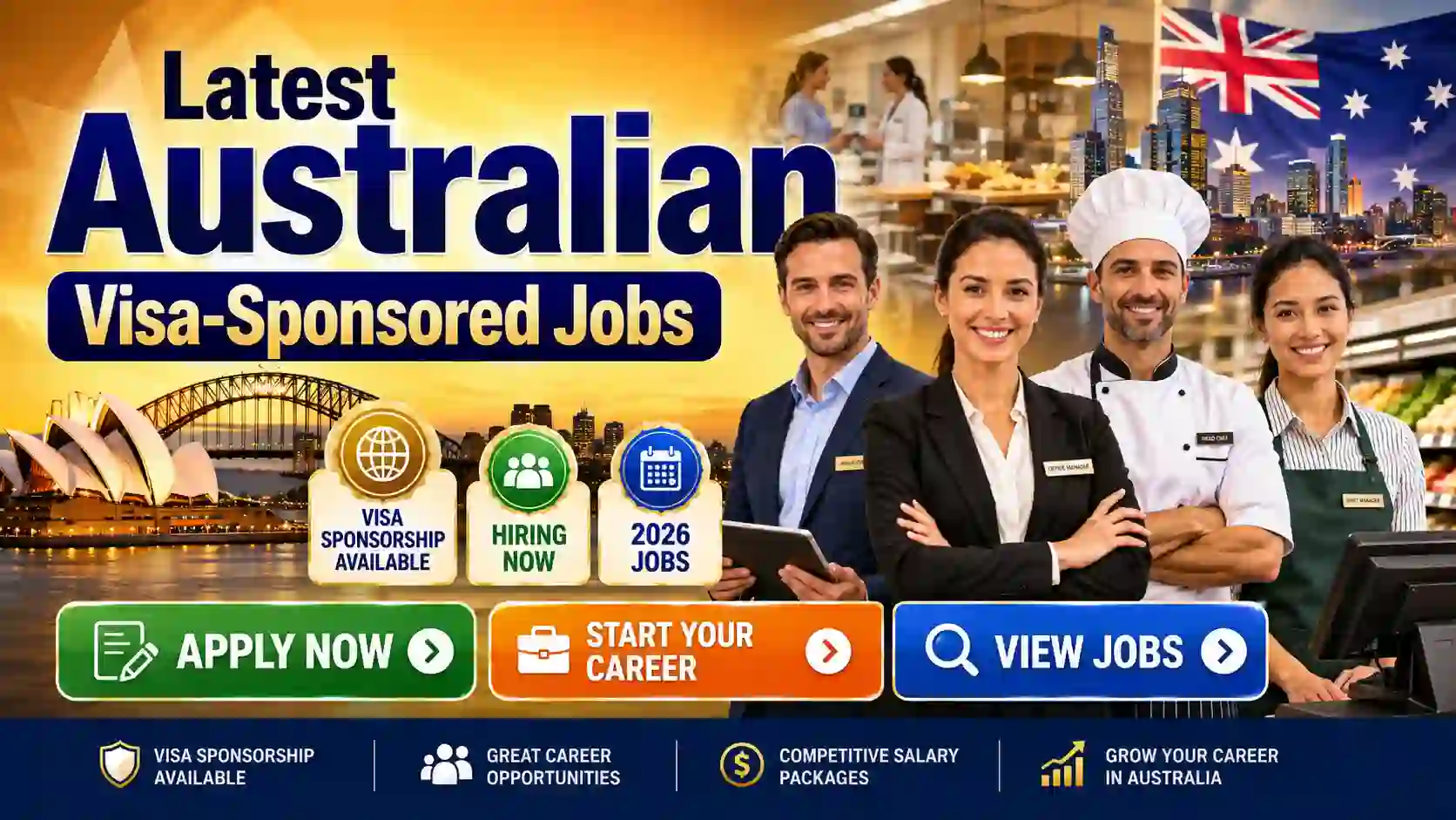 Australia Visa Sponsorship Jobs 2026