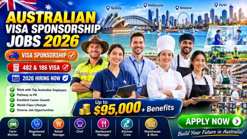 Australian Visa Sponsorship Jobs