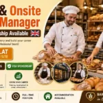 Bakery Manager UK Visa Sponsorship