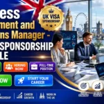 Business Development Manager UK Visa Sponsorship