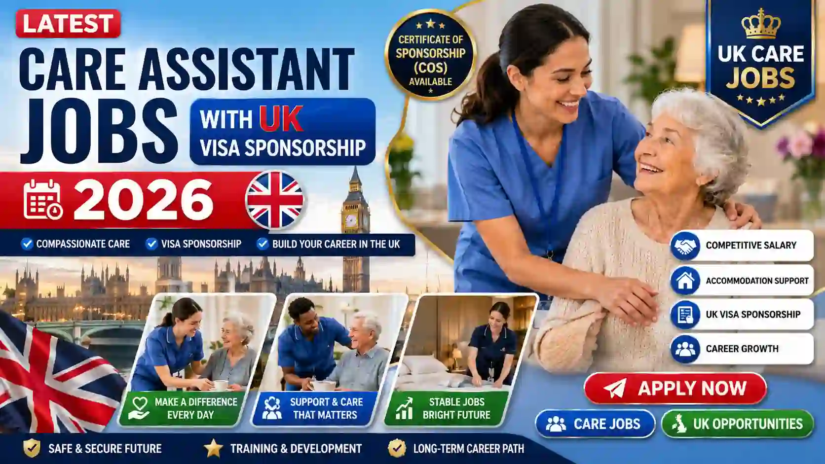 Care Assistant Jobs with UK Visa Sponsorship