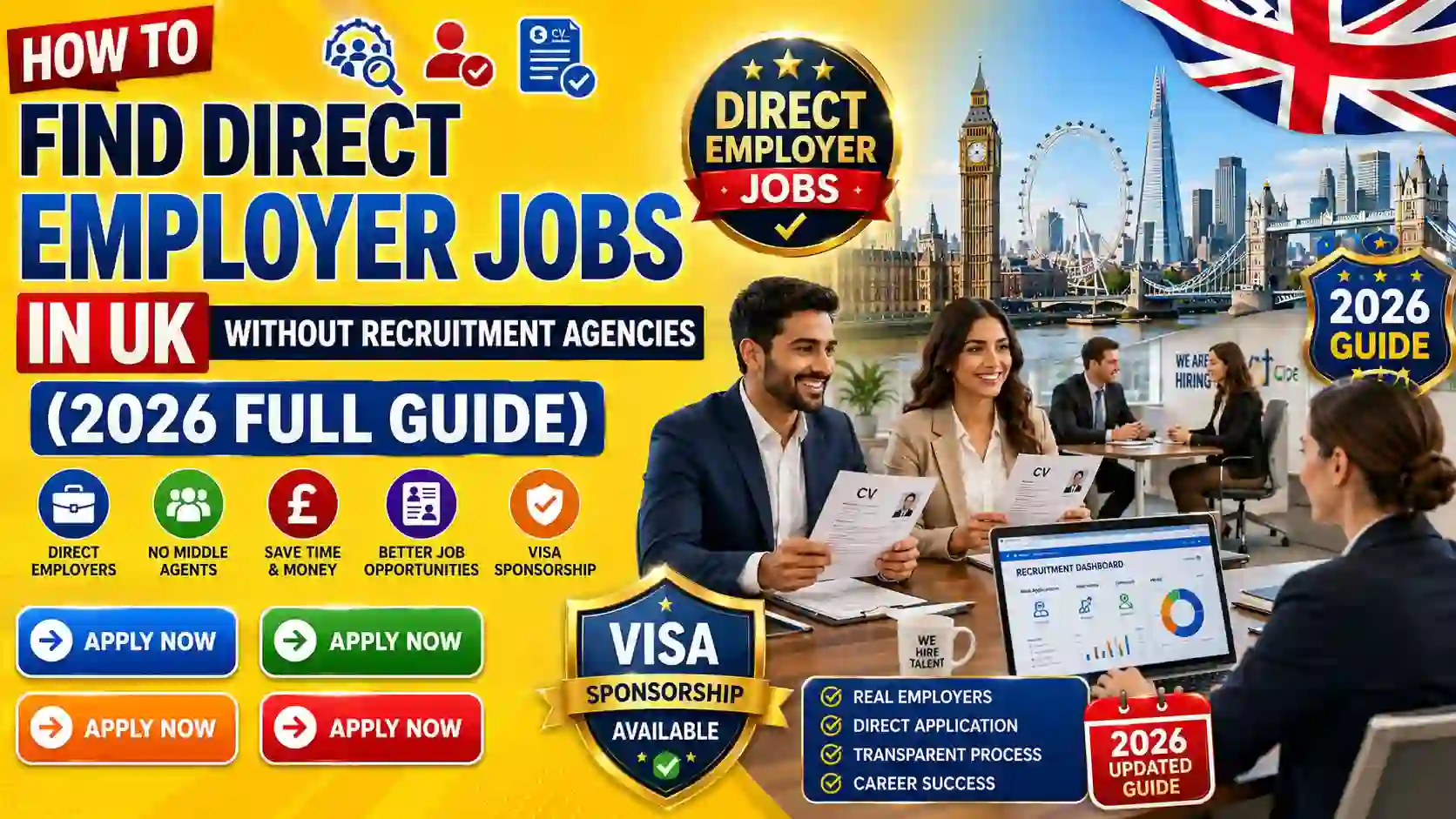 Direct Employer Jobs UK