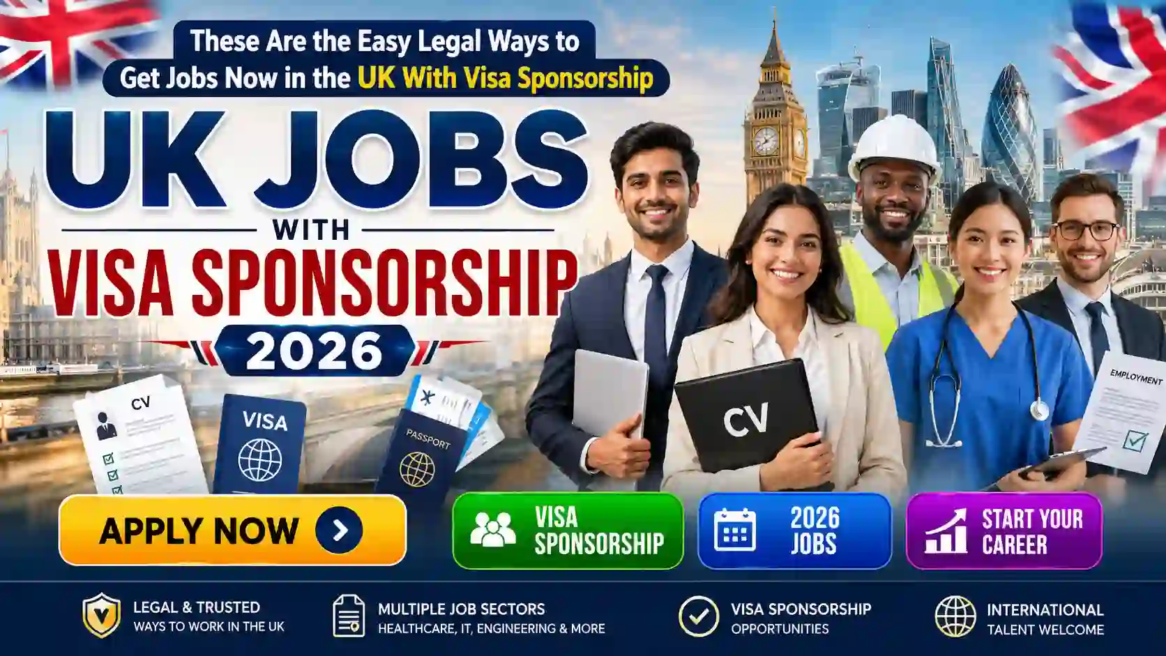 UK Jobs With Visa Sponsorship