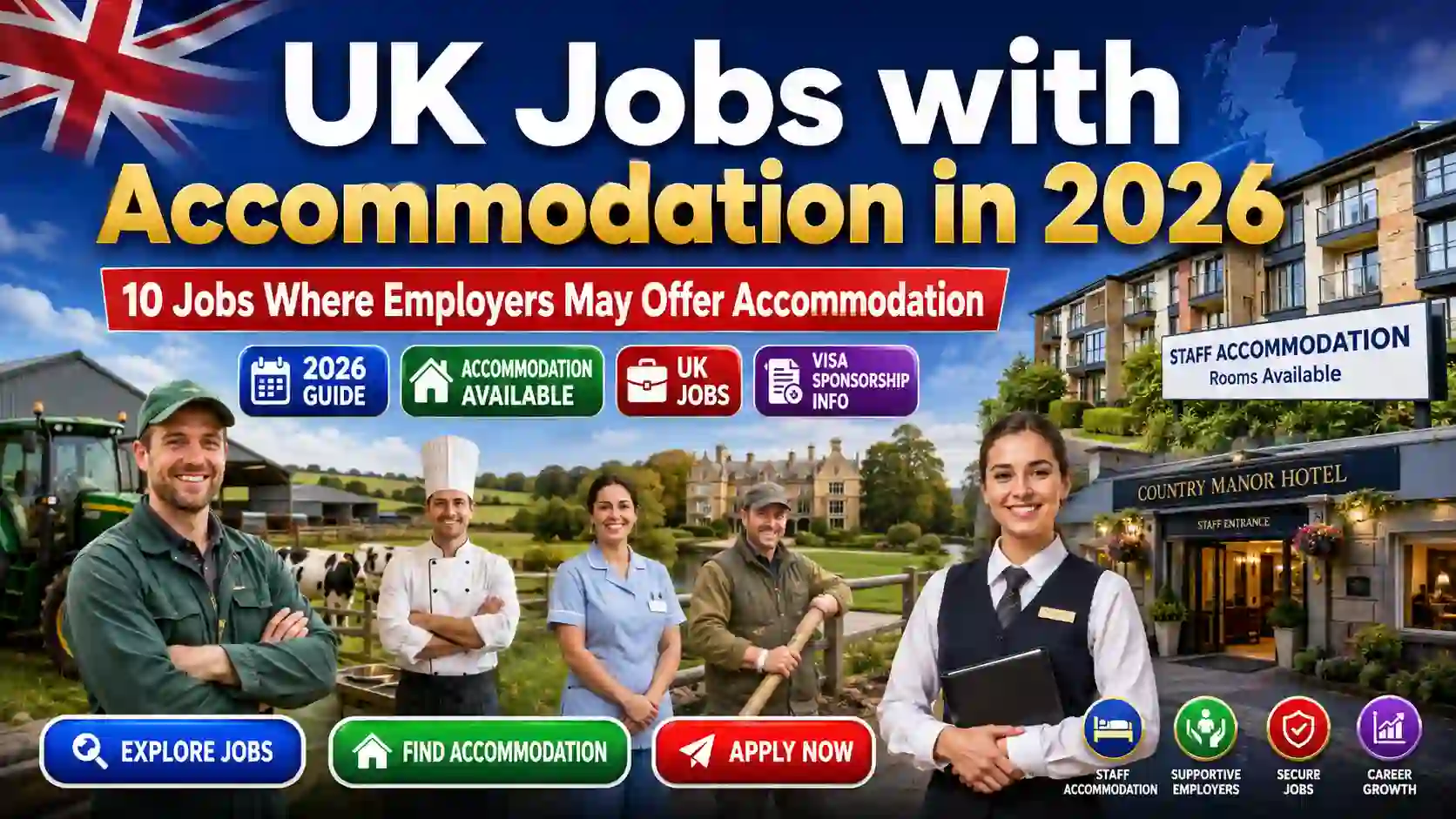 UK Jobs with Accommodation