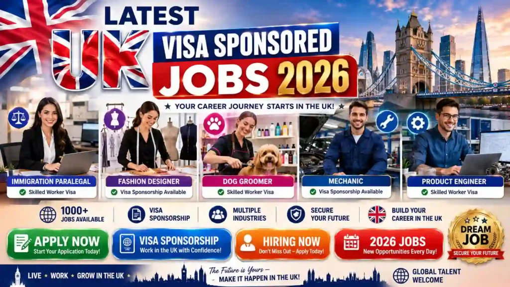 UK Visa Sponsorship Jobs