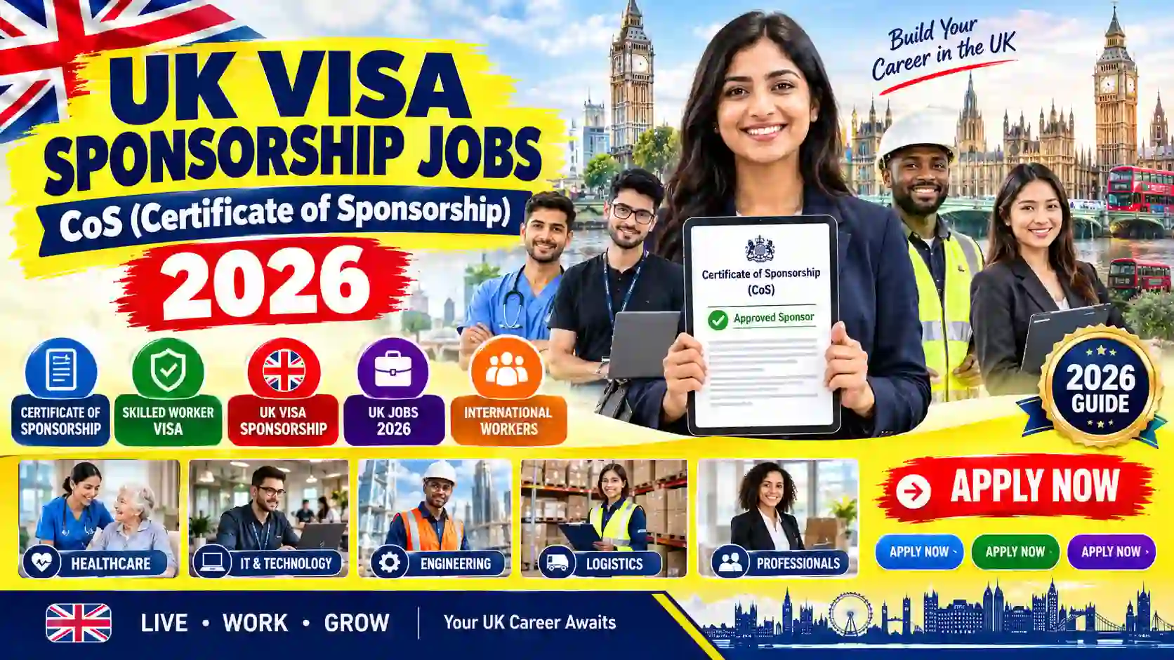 Certificate of Sponsorship UK Jobs 2026
