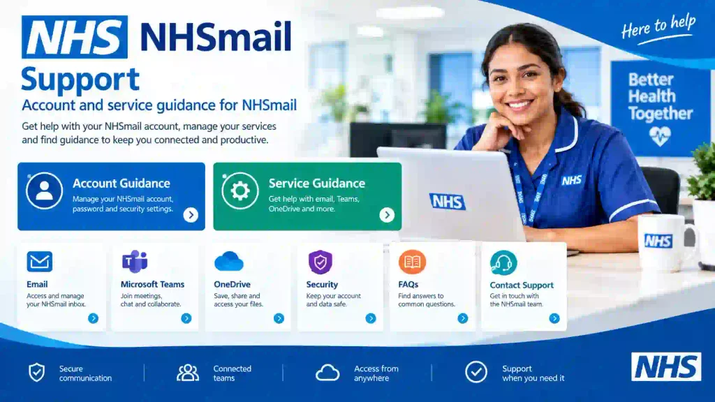 Find NHSmail support and account guidance