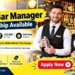 Hotel Bar Manager job in Cumbria with visa sponsorship available, £32,000 per year