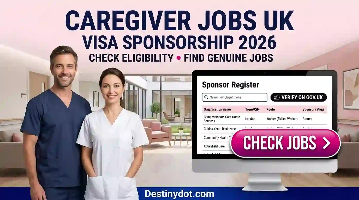 Caregiver Jobs UK Visa Sponsorship 2026 The Ultimate Guide to Genuine Jobs and Safe Applications
