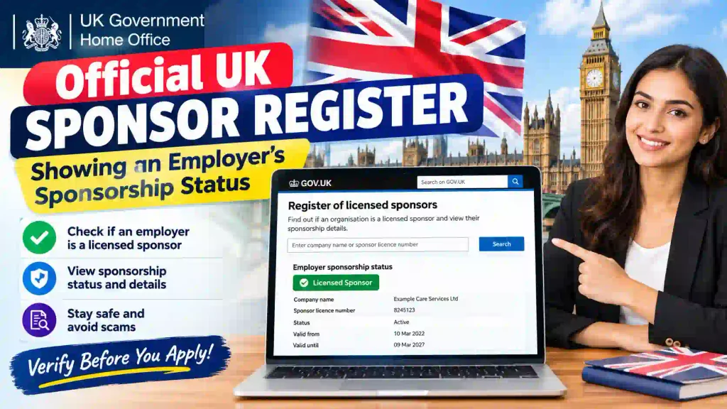 Can Care Workers Still Get UK Visa Sponsorship in 2026? The Definitive Guide to Eligibility, Sponsorship and Transitional Rules 1 Check a UK care employer sponsor licence