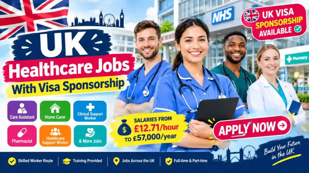 UK Healthcare Jobs With Visa Sponsorship