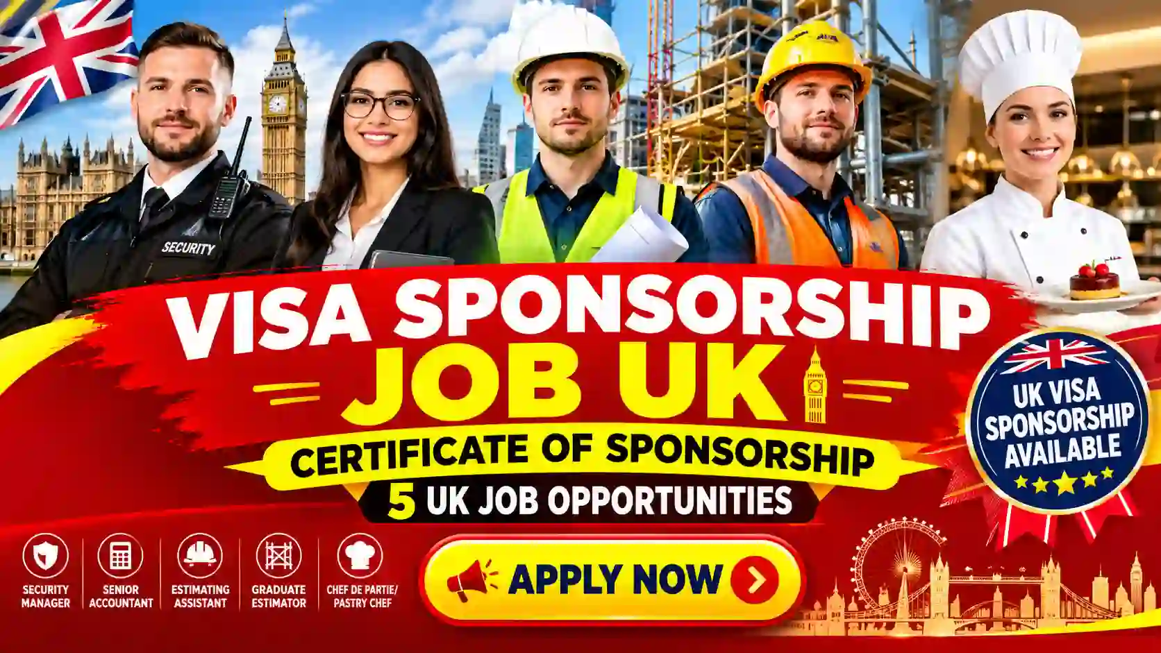 Visa Sponsorship Job UK