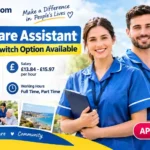 Healthcare Assistant vacancy at Care Outlook in Peacehaven, UK, paying £13.84–£15.97 per hour.