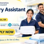 Laundry Assistant Jobs at Carmarthenshire County Council in Llanelli, Wales, paying £13.45 per hour.