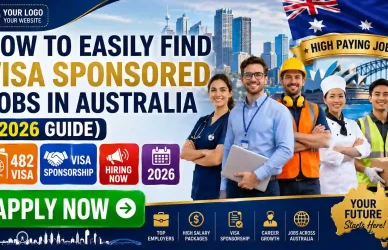 Australia Visa Sponsorship Jobs