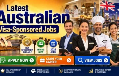 Australia Visa Sponsorship Jobs 2026