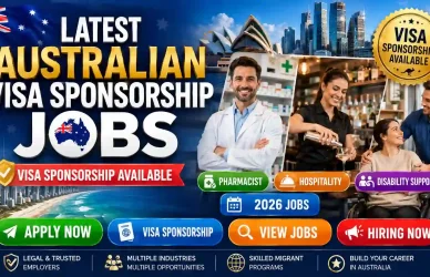 Australian Visa Sponsorship Jobs 2026