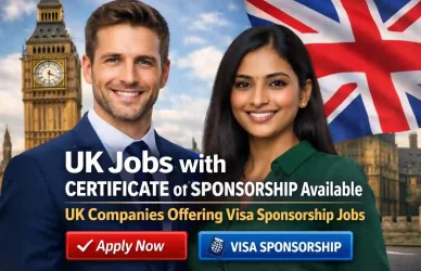 UK Companies Offering Visa Sponsorship