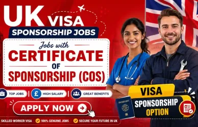 Certificate of Sponsorship UK Jobs