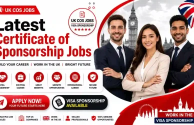 Certificate of Sponsorship Jobs 2026