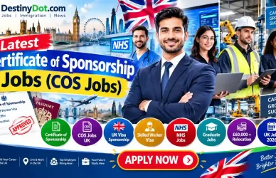 Certificate of Sponsorship Jobs UK 2026