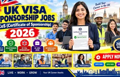 Certificate of Sponsorship UK Jobs 2026